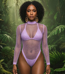 <span class=keywords><strong>Maillot</strong></span> de bain monokini personnalisé à manches longues en maille, col montant, <span class=keywords><strong>pour</strong></span> le carnaval de Trinidad, tenue de lundi, Jouvert, marque privée, vente en gros - Product Image 4