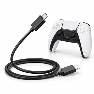 Câbles d'alimentation personnalisés, câble de charge USB <span class=keywords><strong>PS5</strong></span>, OEM, anti-jaunissement, câble de charge rapide - Product Image 2
