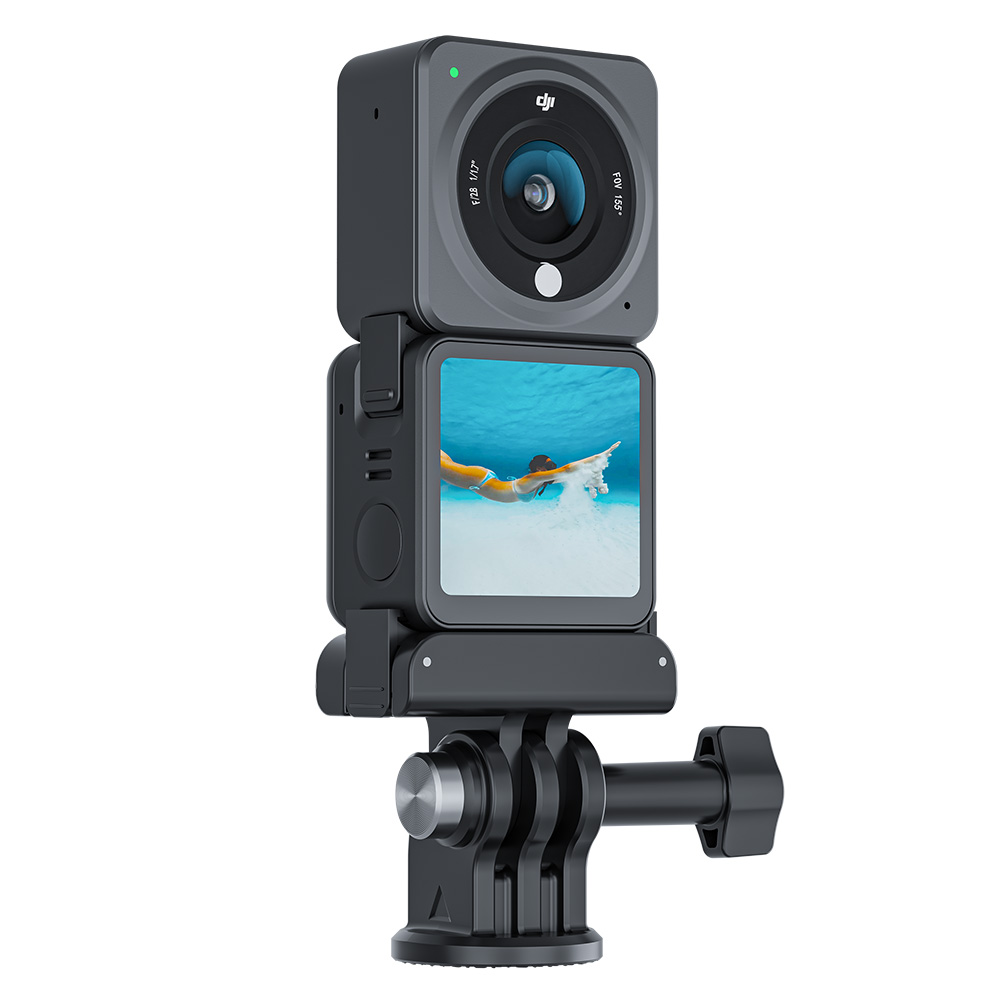Лидер продаж, аксессуары для камеры DJI Action 2, крепление с двумя захватами GoPro, Магнитный адаптер, крепление-держатель для DJI Action 2