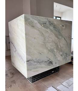 Meilleure qualité Nouvelle arrivée Carreaux de sol et de mur en pierre naturelle polie imperméable moderne Dalles de marbre vert - Product Image 4