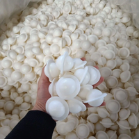 Boule flottante emboîtable à bord aile, couvercle auto-assemblant sans interstice pour réservoir de chromage, contrôle de la brume acide