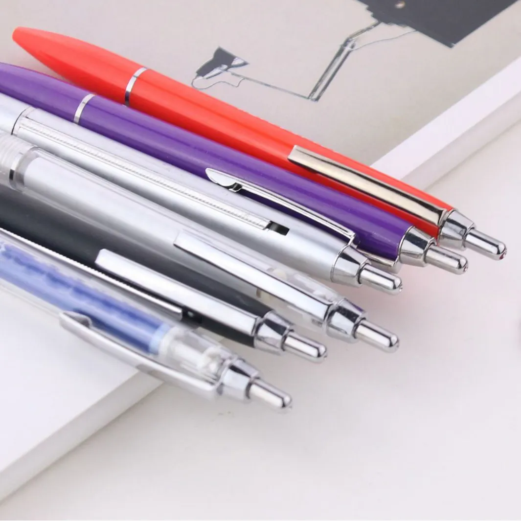 Werbung Kugelschreiber Fabrik Direktverkauf professionelle Werbung Ziehpapier Marke Wassertropfenfarbe Banner-Stift