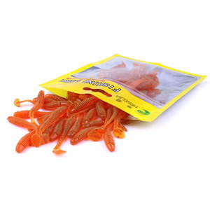 50 pièces/sac ver appât leurres de pêche T queue <span class=keywords><strong>Shad</strong></span> <span class=keywords><strong>leurre</strong></span> Offre Spéciale appât <span class=keywords><strong>souple</strong></span> - Product Image 1