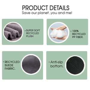 Bobbypet-camas de tela para perros y gatos, cama de lujo cálida con funda de cojín extraíble, 100% rpet, gran oferta - Product Image 5