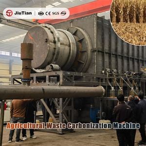 Machine de production de biochar à partir de coques de riz favorisant la séquestration du <span class=keywords><strong>carbone</strong></span> et le développement agricole durable - Product Image 5