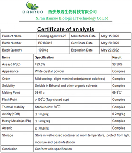 التركيز نكهة النعناع WS23 التبريد وكيل مسحوق WS12 - Product Image 6