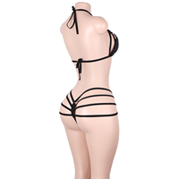 Vêtements de danse exotique en gros : Ensembles deux pièces à lacets, combinaisons et strings pour danseuses de strip-tease, costumes de club, équipement de performance