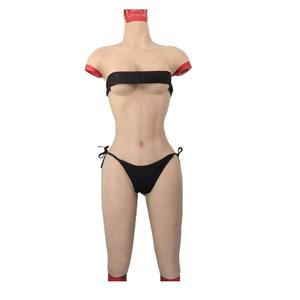 Body completo de silicona para transexuales, pechos artificiales realistas con vagina para transexuales drag queen - Product Image 2