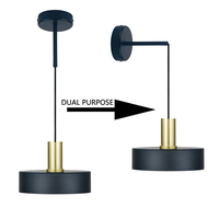 Luminaire suspendu moderne pour îlot de cuisine, style simple en métal, E27 E26, style nordique