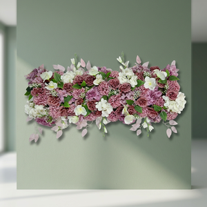 Artificial Silk <b>Flower</b> Channel Panel Blush Pink White Floral Handmade Reusable Recyclable <b>Wall</b> <b>Decoration</b> Backdrop Panel for - Product Image 2