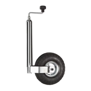 <span class=keywords><strong>Rueda</strong></span> de Soporte para Remolque de 48 mm, <span class=keywords><strong>Rueda</strong></span> Neumática de 260x85 mm con Llanta Metálica, Capacidad de 136 kg - Product Image 1