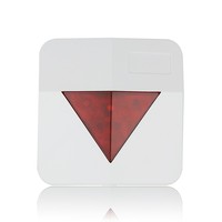 Luz Estroboscópica LED de Indicación Remota para Alarma Contra Incendios Convencional SL-05T, Destello Rojo, Color Blanco, Policarbonato, 24VDC, 2 Años de Garantía