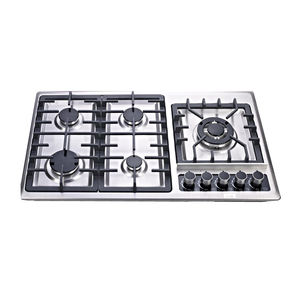 Placa de Cocción de <span class=keywords><strong>Gas</strong></span> <span class=keywords><strong>Integrada</strong></span> en <span class=keywords><strong>Encimera</strong></span> de Acero Inoxidable de 5 Quemadores de China - Product Image 2