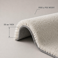 Tapis en peluche épais de 28 mm, tapis de sol de luxe personnalisé de qualité supérieure pour la chambre à coucher, le salon, le canapé, le bureau, la salle de bain et le chevet