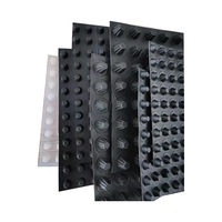 Planche de drainage en HDPE 8mm 10mm 12mm 16mm 20mm, plaque de drainage alvéolée pour toit, jardin, sous-sol
