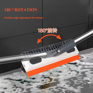 Bàn Chải Vữa Với Tay Cầm Dài V Hình Cứng Lông Crevice Làm Sạch Bàn Chải 180 ° Xoay Vữa Scrubber Cho Sàn Ván Chân Tường - Product Image 3