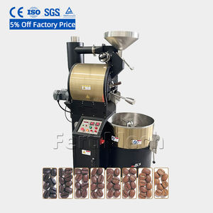 Máquina Tostadora de Café Comercial de 10 kg y 12 kg y Equipo de Procesamiento de Frutos Secos para Frutos Secos Horneados - Product Image 1