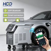 Nouveau chargeur portable pour véhicules électriques HCD 40 kW compatible avec les interfaces GBT CCS2 CCS1, sortie CC 380 V, charge d'entrée pour