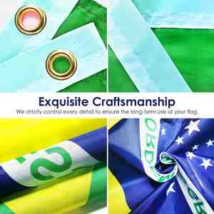 Drapeau emblème des Vétérans 3x5 pieds |   Tissu polyester imprimé numériquement, couleurs vives, résistant à la décoloration, double couture, œillets en laiton - Product Image 3