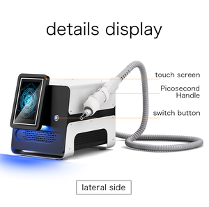Appareil portable de suppression de tatouages et de grains de beauté à 3 embouts, avec fonction de peeling au carbone picoseconde - Product Image 2