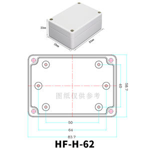 OEM tùy chỉnh chế biến IP65 ABS nhựa bao vây điện ngoài trời không thấm nước Hộp nối trường hợp vỏ - Product Image 2