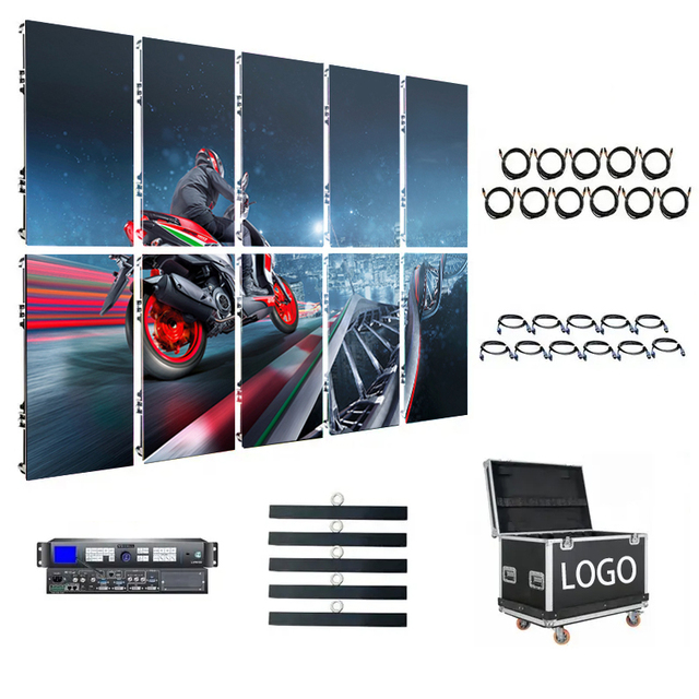 Custom High Frequency Full Color P3.91 Waterproof LED Screen IP65 Rated Outdoor Rental Video Wall for Animation Display