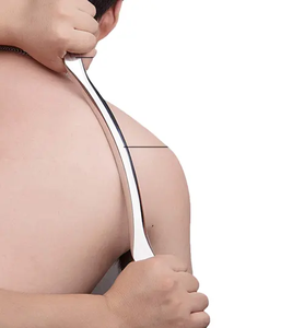 Herramienta de masaje de raspado Gua Sha en forma de W, acero inoxidable 304, liberación miofascial IASTM para maleta de movilización de tejido corporal - Product Image 1