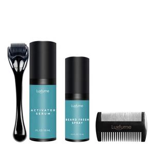 Cuidado de la barba conjunto incluyendo la barba suero de <span class=keywords><strong>crecimiento</strong></span> dermaroller nutritiva potenciador del aceite de la barba - Product Image 2
