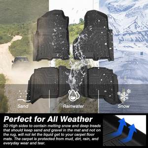 Tapis de voiture pour <span class=keywords><strong>Dodge</strong></span> - Tapis de sol de voiture en TPE personnalisé, imperméable, antidérapant, tapis de sol pour voiture, pour <span class=keywords><strong>Dodge</strong></span> <span class=keywords><strong>Ram</strong></span> 1500 2013-2018 - Product Image 1