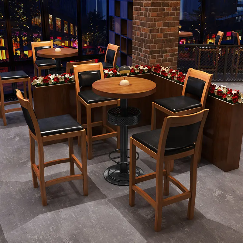 Großhandel Bar Stühle Restaurant Stühle Möbel billig China Fabrik Stuhl für Caffe Bar hohe Hocker