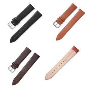 Cinturino in pelle a corpo piatto in 3 colori per cinturini - Product Image 1