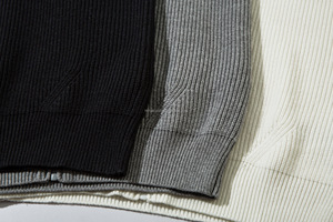 STONE Zipper Stand Up Collar Badge Knitted Sweater Versatile Long Sleeve Sweater SLAND - Product Image 6