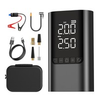 Car Inflator 12V 6000mAh Jump Starter Inflator Car Air Pump Car Tyre Air Pump All-in-One Battery Booster Power Bank for Vehicles