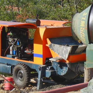 Bomba de Hormigón Premezclado Portátil HBTS40 con Remolque para Construcción de Viviendas, Varios Equipos Mecánicos - Product Image 5
