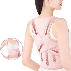 Ceinture de maintien dorsale en nylon pour la correction de la posture <span class=keywords><strong>et</strong></span> le soutien du dos avec protection avancée, design respirant <span class=keywords><strong>et</strong></span> invisible, épaules dégagées - Product Image 1