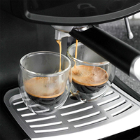 Coupe en verre à double paroi Coupe en verre à double paroi Coupe en verre à double paroi en borosilicate