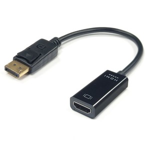 Adaptador <span class=keywords><strong>DisplayPort</strong></span> a HDTV de Alta Calidad 4K |   Conectores Chapados en Oro |   Adaptador Portátil de Laptop/Computadora de Escritorio a TV/Monitor/Proyector - Product Image 1