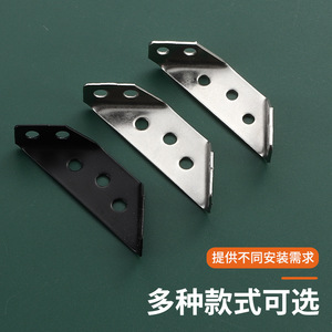 Support d'angle en acier inoxydable multifonctionnel à trois côtés pour meubles en bois - Product Image 3