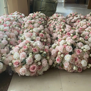 Romantische Rose Pomander rosa Blumen Billy <span class=keywords><strong>Balls</strong></span> <span class=keywords><strong>Kissing</strong></span> Flower Foam Ball für Hochzeit Mittelstücke Dekorationen - Product Image 1
