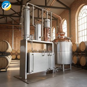 Equipo de Destilación Híbrido de Gran Escala de 4000L con 4 Placas de Destilación para la Producción de Whisky, Ginebra y Licores - Product Image 3
