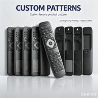 Control Remoto Universal para TV KEYUAN TY-44D de Código Fijo, Anti-Impactos, con 4 Botones, Batería AAA, Alcance de 20m