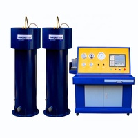 Equipo de Prueba Hidráulica para Tanques de Gas, Máquina de Prueba de Presión Hidrostática para Cilindros de Oxígeno/Nitrógeno/Hidrógeno/GLP o CO2