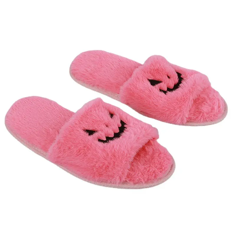 Pantufas femininas para halloween, chinelos de espuma de memória antiderrapantes e macias de desenho animado, para mulheres, presentes de casa