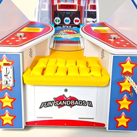 Machine de jeu de lancer de sacs de sable Carnival à corps métallique, à monnayeur, équipement d'arcade de rédemption de tickets sportifs pour centres commerciaux et salles de jeux