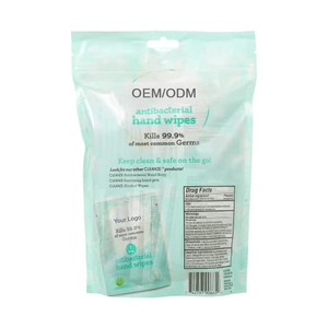 Lingettes antibactériennes non parfumées emballées individuellement avec de l'aloe vera, lingettes désinfectantes qui éliminent 99,9 % des germes - Product Image 2