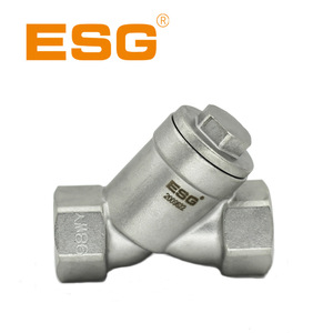 Válvula de Retención de Resorte Tipo Y de Acero Inoxidable ESG 304 con Rosca Interna, Válvula Unidireccional para Agua y Vapor DN15 a DN50 - Product Image 5