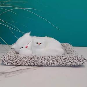 Simulación de carbón activado Can Bark, juguete de peluche de gato, adornos de coche, regalo de cumpleaños, modelo Animal, marioneta - Product Image 4