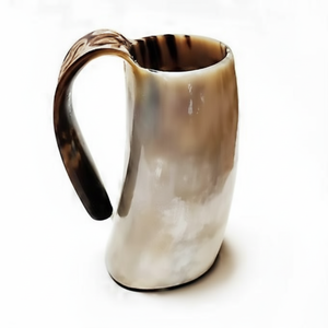 Tasse en céramique de sculpture Viking naturelle fabriquée à la main pour café bière personnalisée pour la maison hôtel restaurant utilisation directement de l'Inde - Product Image 1