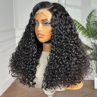 Perruque frontale HD pré-épilée en gros, 100 % cheveux humains vierges bruts, perruque frontale 360 sans colle, perruques en cheveux humains entièrement en dentelle 13x6