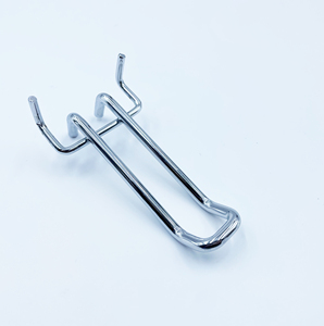 Venta caliente Euro Hook Steel Chrome <span class=keywords><strong>Pegboard</strong></span> Ganchos de exhibición multiusos hechos de metal duradero - Product Image 2